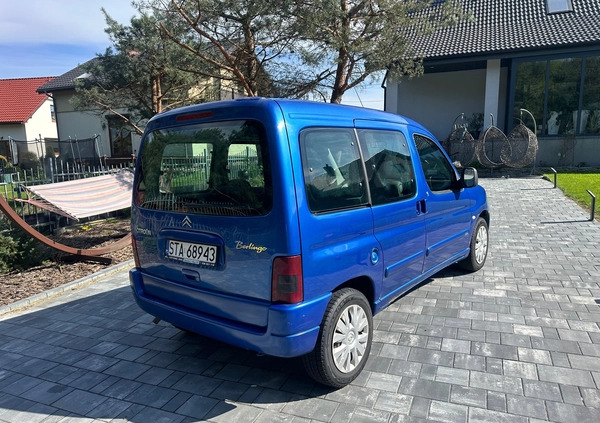 Citroen Berlingo cena 9100 przebieg: 249303, rok produkcji 2005 z Lewin Brzeski małe 92